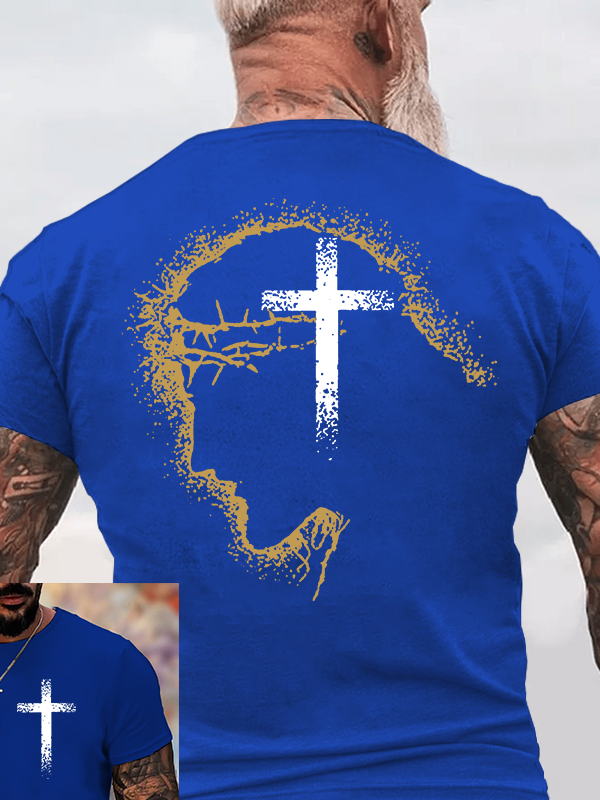 Savior in Silence Jesus God Christian Cotton T-Shirt
