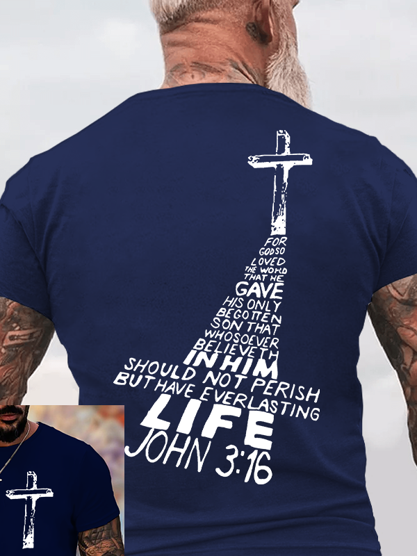 God's Love Jesus God Christian Cotton T-Shirt