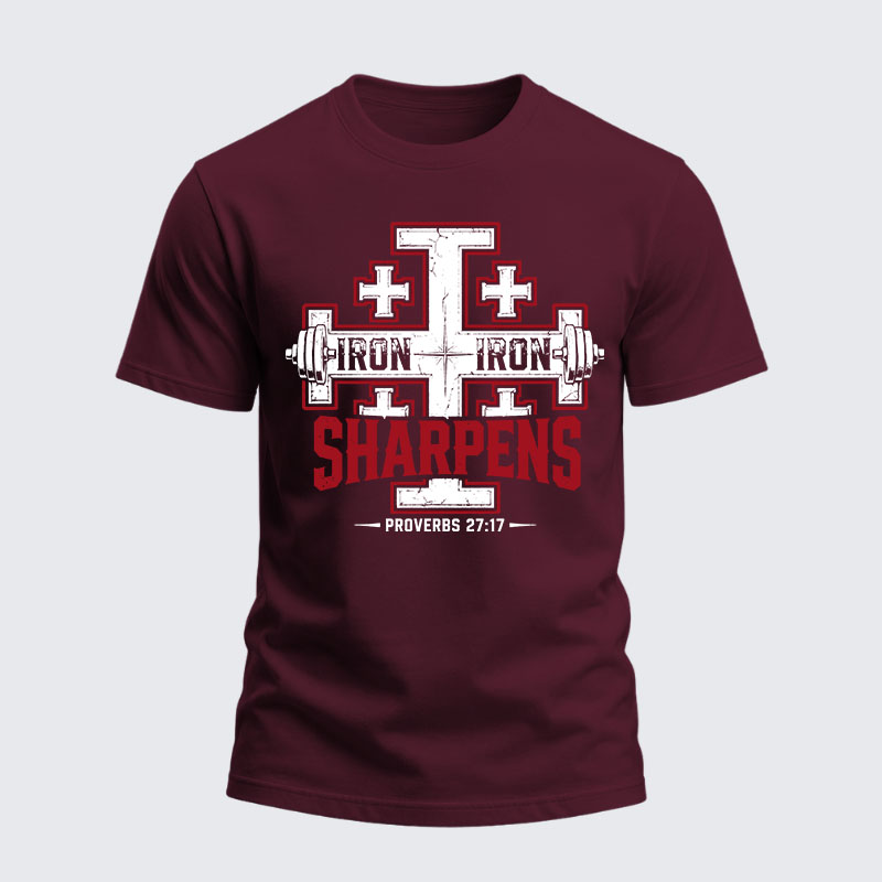 Heavyweight Cotton Tee - Iron Sharpens Iron