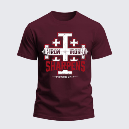 Heavyweight Cotton Tee - Iron Sharpens Iron