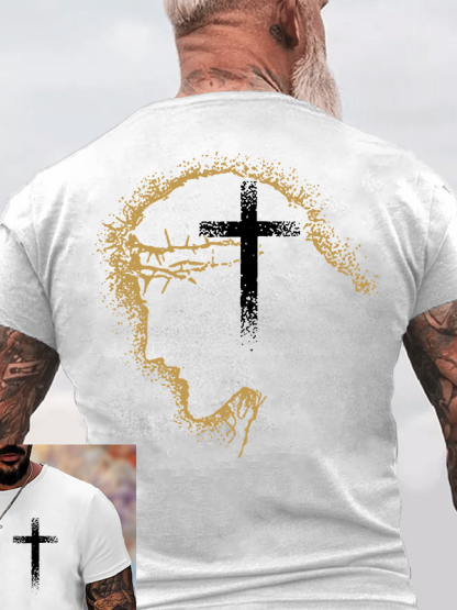 Savior in Silence Jesus God Christian Cotton T-Shirt