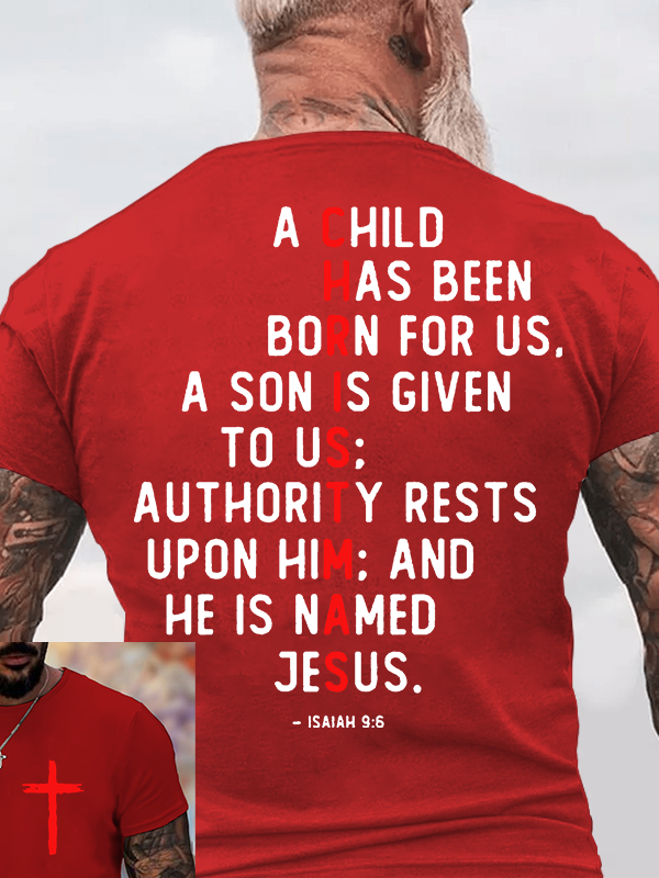 Divine Gift Jesus God Christian Cotton T-Shirt