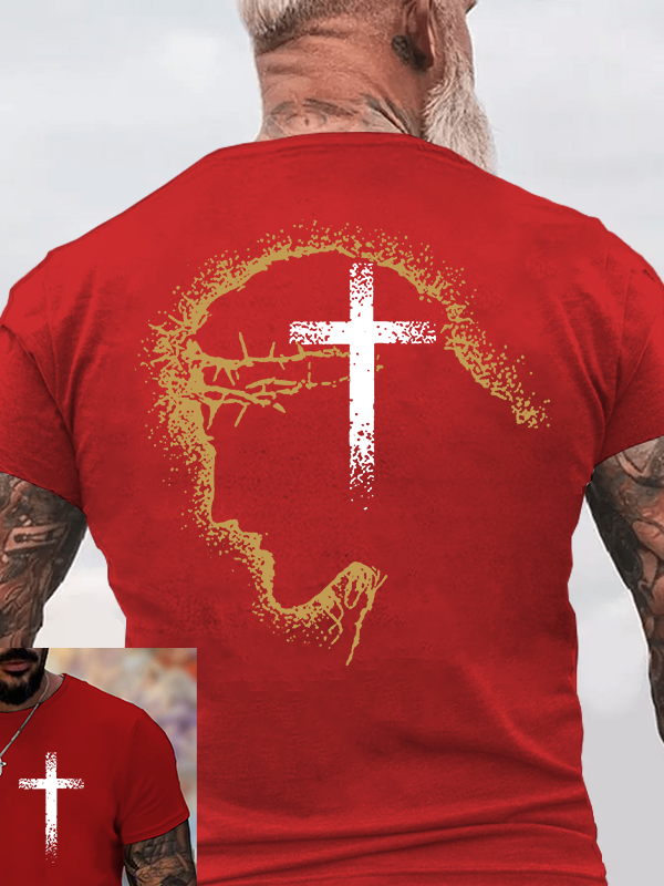 Savior in Silence Jesus God Christian Cotton T-Shirt