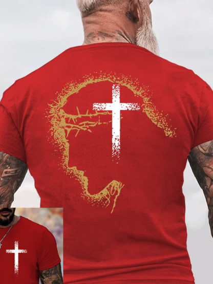 Savior in Silence Jesus God Christian Cotton T-Shirt