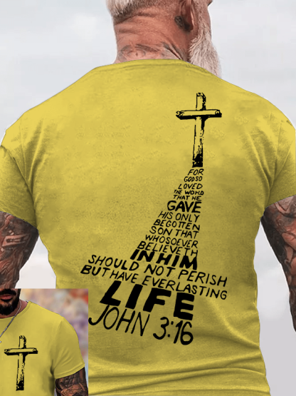 God's Love Jesus God Christian Cotton T-Shirt