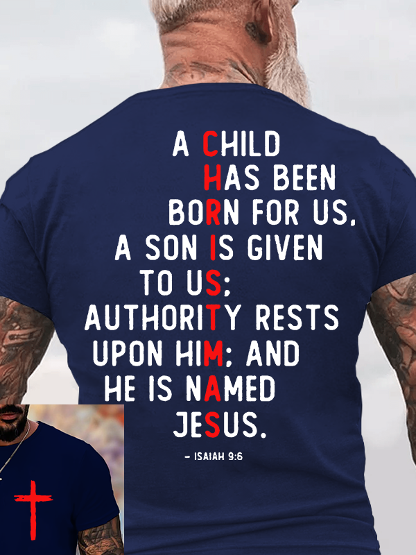 Divine Gift Jesus God Christian Cotton T-Shirt