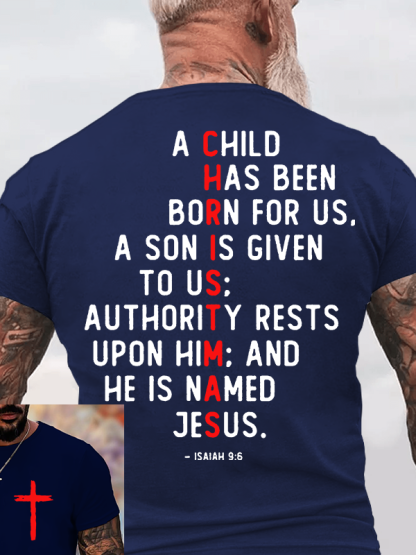 Divine Gift Jesus God Christian Cotton T-Shirt