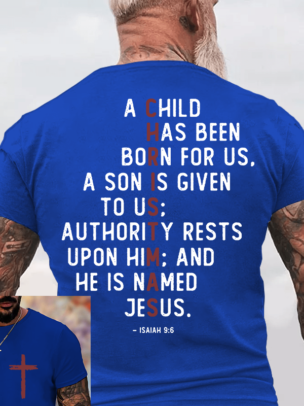 Jesus God Christian Cotton T-Shirt