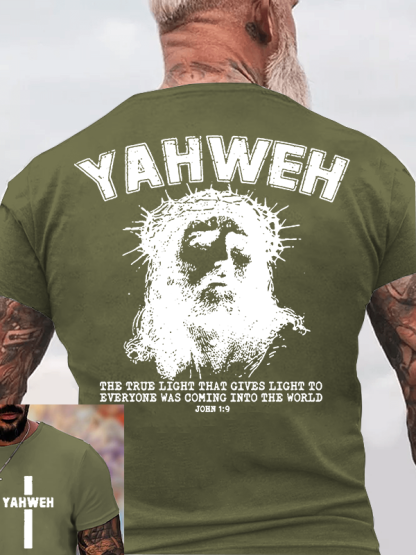 YAHWEH Jesus God Christian Cotton T-Shirt