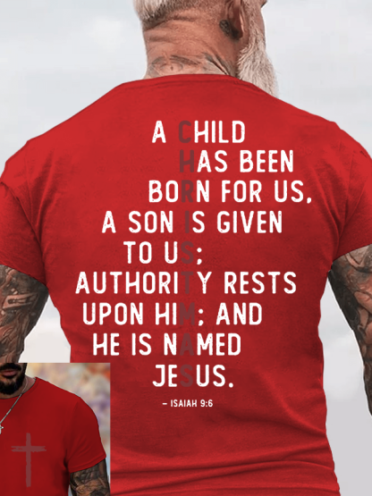 Jesus God Christian Cotton T-Shirt