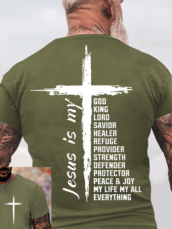 My Everything Jesus God Christian Cotton T-Shirt