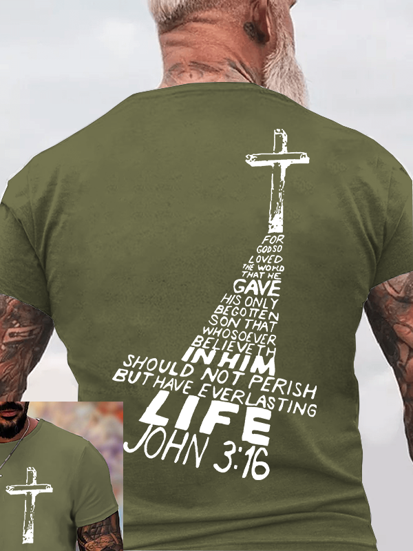 God's Love Jesus God Christian Cotton T-Shirt