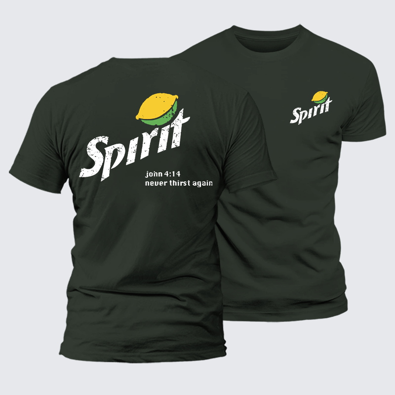 Spirit Jesus God Christian Premium Mercerized Cotton Tee