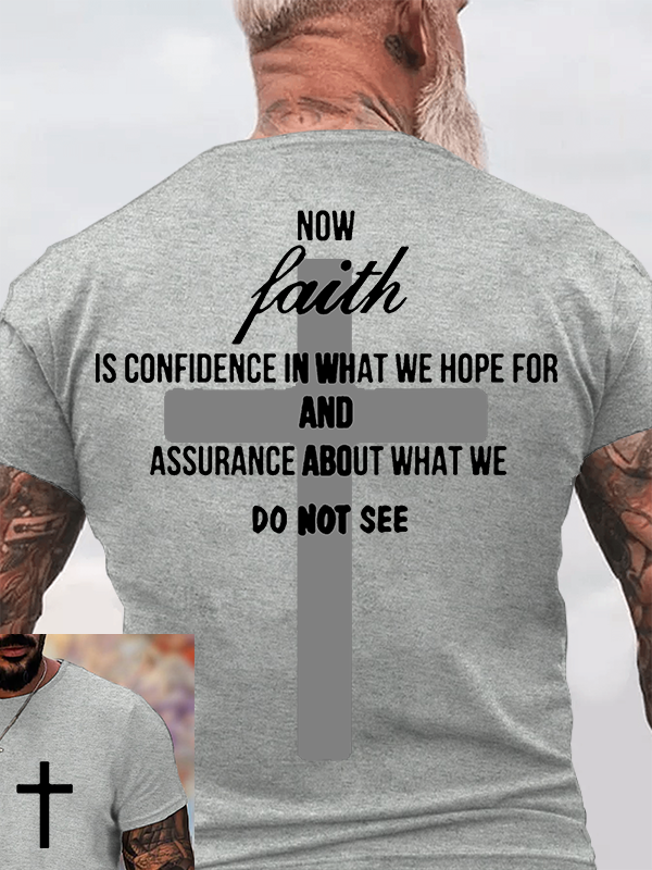 Faith Jesus God Christian Cotton T-Shirt