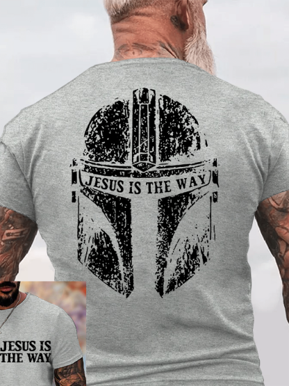 Jesus Is The Way  Jesus God Christian Cotton T-Shirt