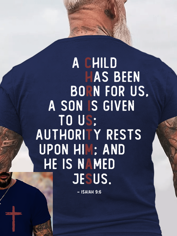 Jesus God Christian Cotton T-Shirt