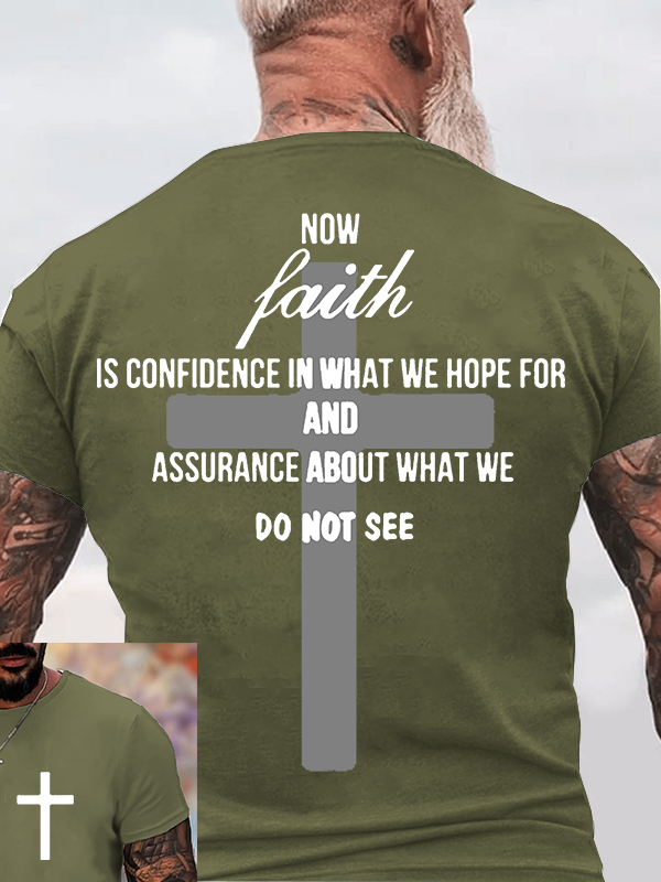Faith Jesus God Christian Cotton T-Shirt