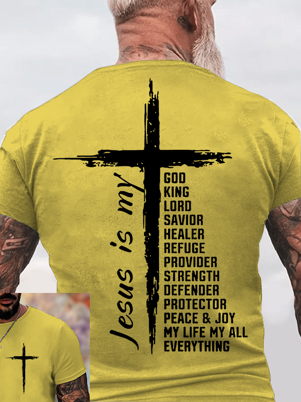 My Everything Jesus God Christian Cotton T-Shirt
