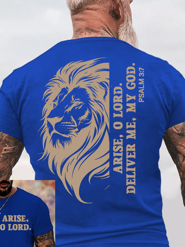 Arise, O Lord Jesus God Christian Cotton T-Shirt