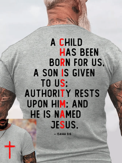 Divine Gift Jesus God Christian Cotton T-Shirt