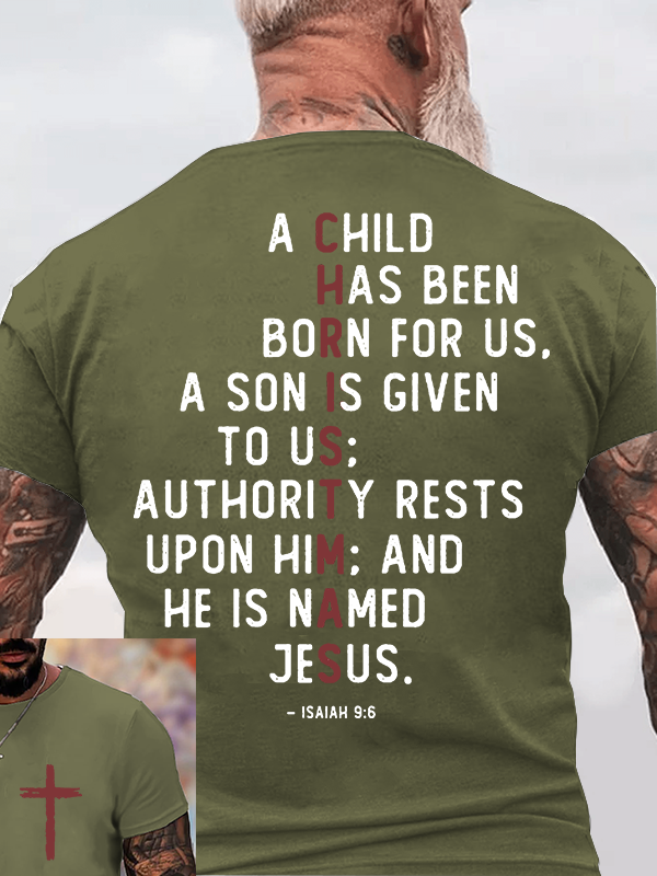 Jesus God Christian Cotton T-Shirt