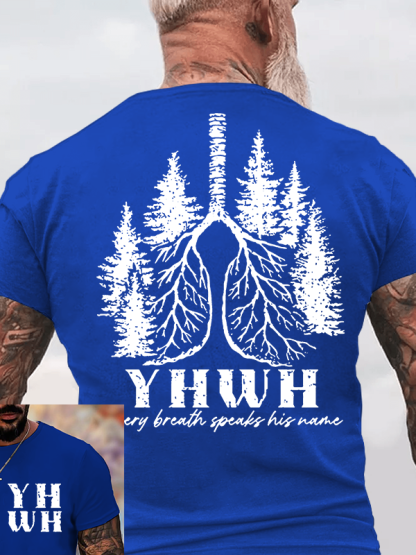 YHWH Jesus God Christian Cotton T-Shirt