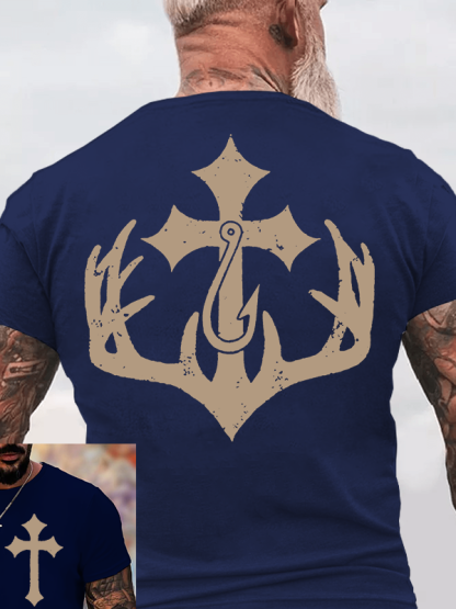 Sacred Hunt Jesus God Christian Cotton T-Shirt