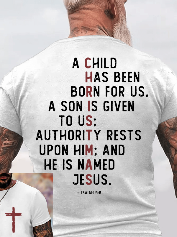 Jesus God Christian Cotton T-Shirt