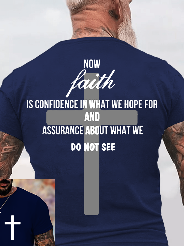 Faith Jesus God Christian Cotton T-Shirt