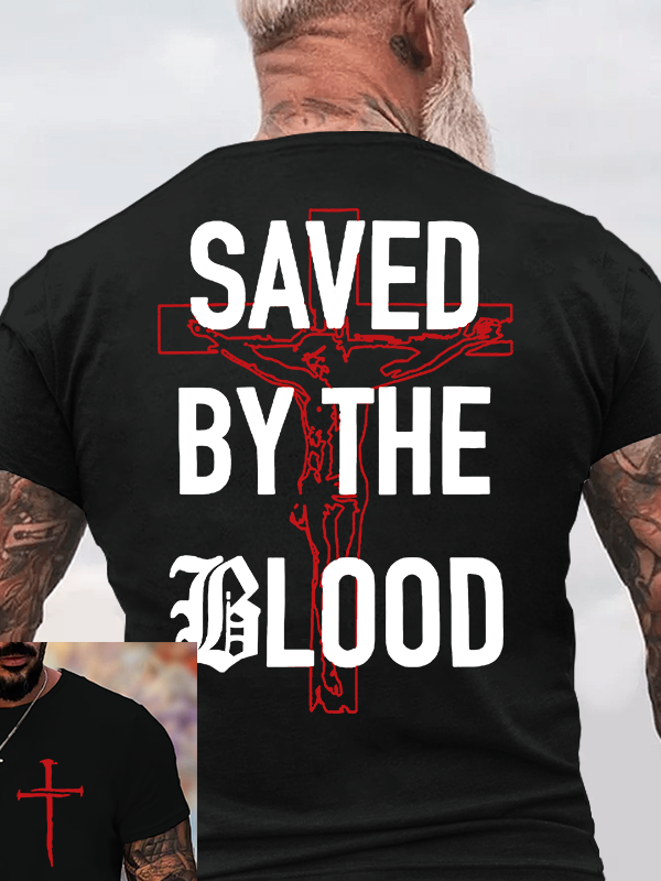 Man Of God Husband Dad Jesus God Christian Cotton T-Shirt