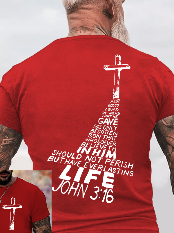God's Love Jesus God Christian Cotton T-Shirt
