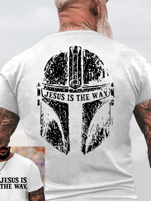 Jesus Is The Way  Jesus God Christian Cotton T-Shirt