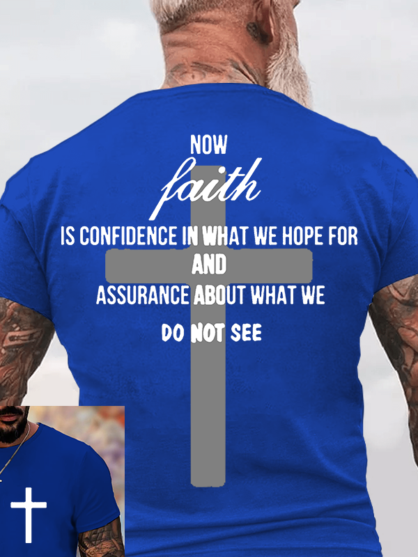 Faith Jesus God Christian Cotton T-Shirt