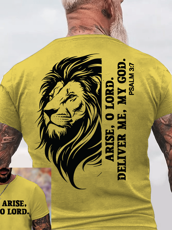 Arise, O Lord Jesus God Christian Cotton T-Shirt