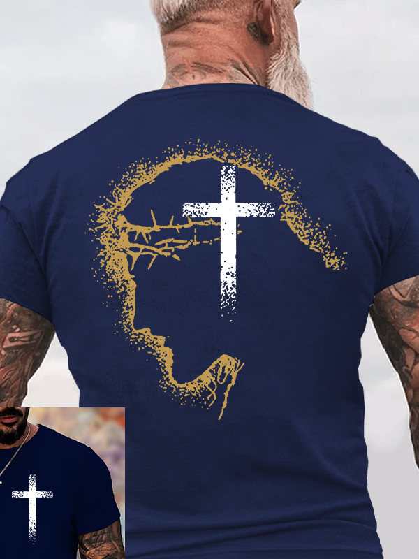Savior in Silence Jesus God Christian Cotton T-Shirt