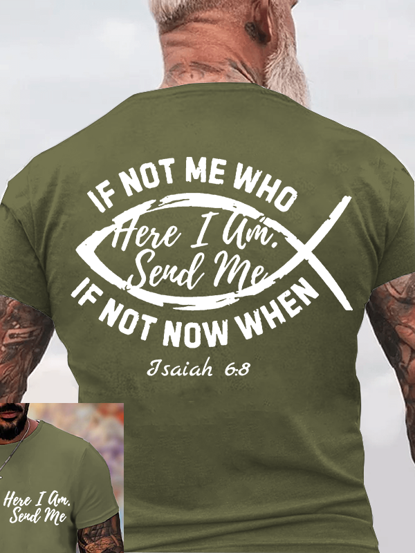 Send Me Jesus God Christian Cotton T-Shirt