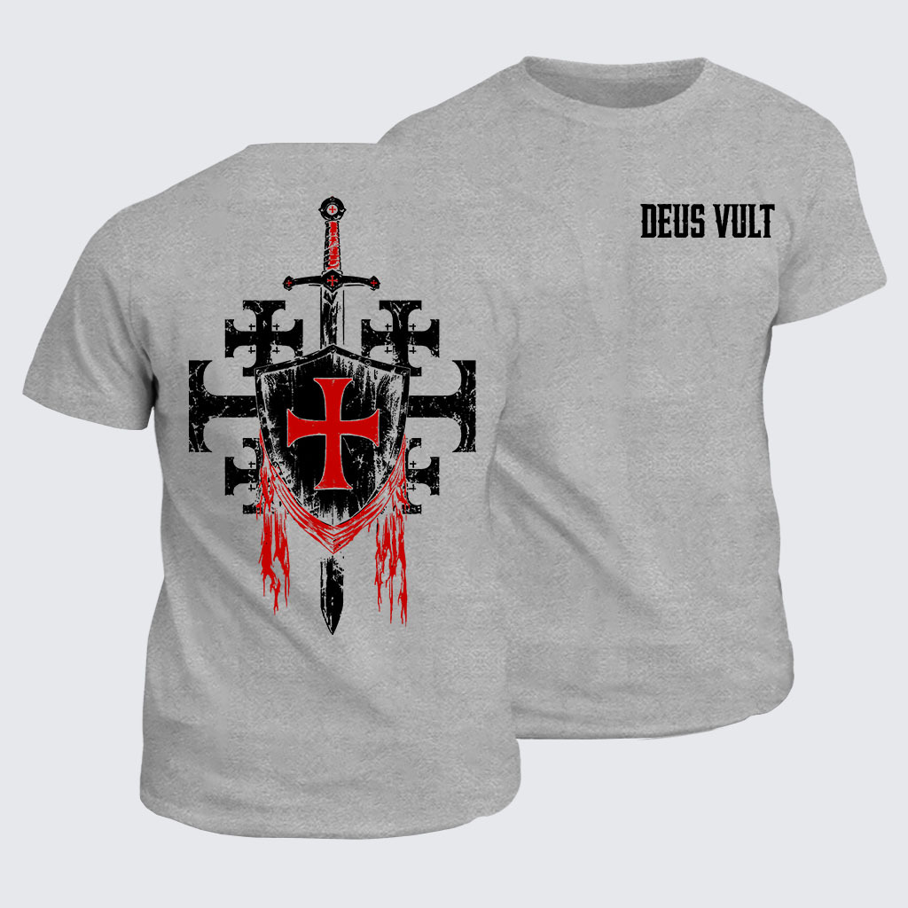Classic Cotton Tee - Deus Vult: God Wills It