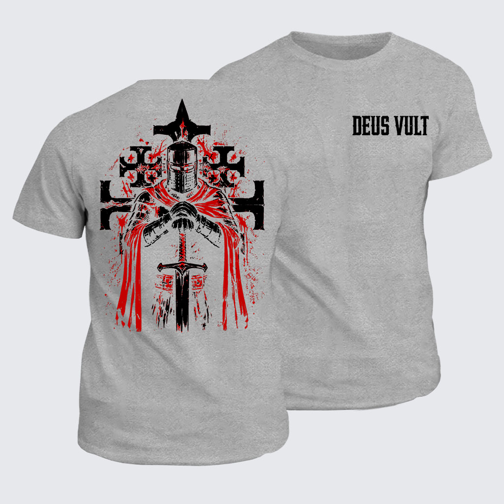 Classic Cotton Tee - Deus Vult: God Wills It