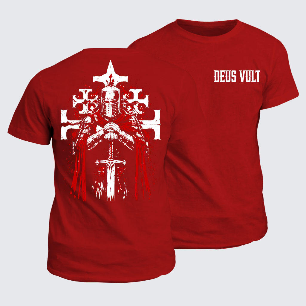 Classic Cotton Tee - Deus Vult: God Wills It