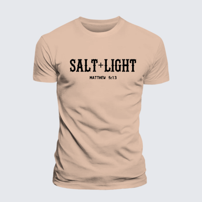 Salt & Light Jesus God Christian Premium Mercerized Cotton Tee