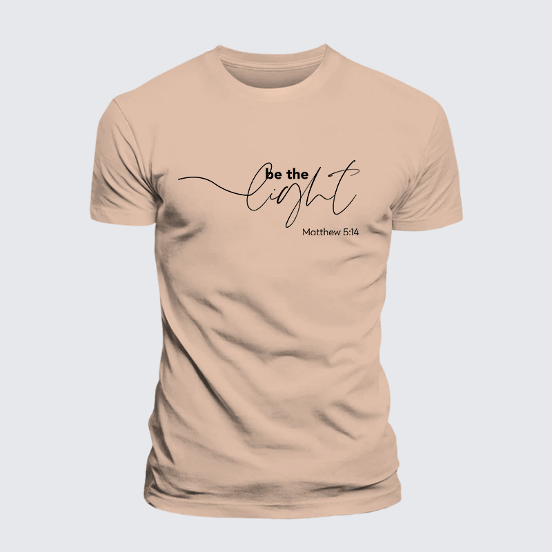 Man Of God Husband Dad Jesus God Christian Cotton T-Shirt