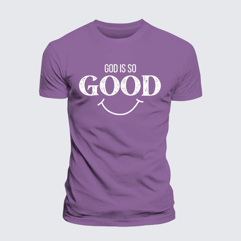 God Is So Good Jesus God Christian Premium Mercerized Cotton Tee