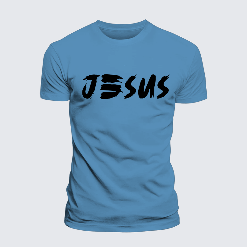 Jesus God Christian Premium Mercerized Cotton Tee