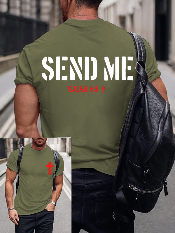 Send Me Jesus God Christian Cotton T-Shirt