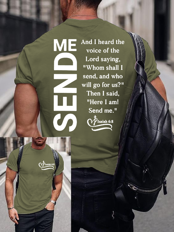 Send Me Jesus God Christian Cotton T-Shirt