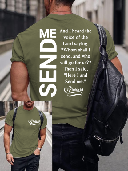 Send Me Jesus God Christian Cotton T-Shirt
