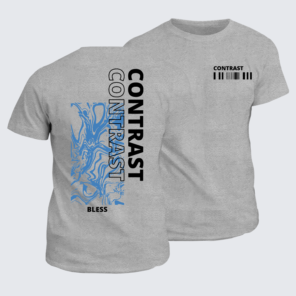 Contrast Jesus God Christian Cotton T-Shirt