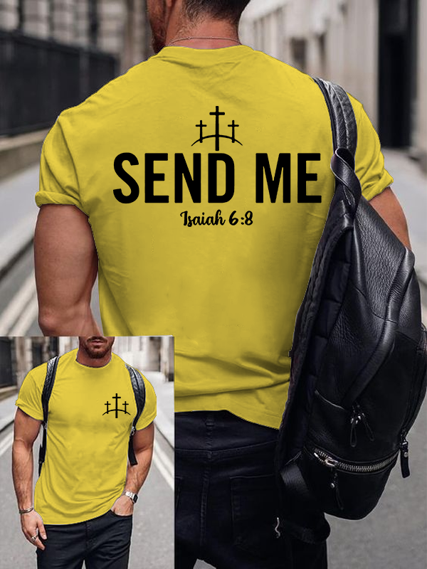 Send Me Jesus God Christian Cotton T-Shirt