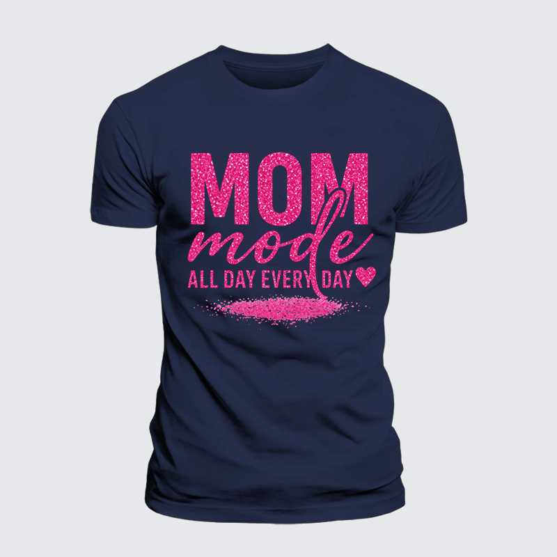 Mom Mode Jesus God Christian Premium Mercerized Cotton Tee