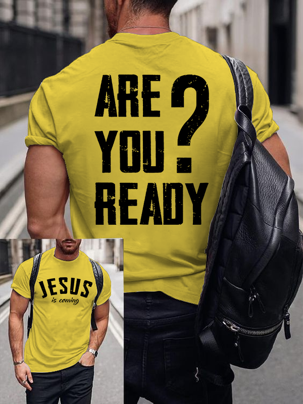 Jesus Is Coming Jesus God Christian Cotton T-Shirt